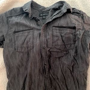 Men’s medium International Concepts stylish shirt in black